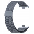 PASEK BRANSOLETA STALOWA DO XIAOMI REDMI WATCH 4/5/6 | MI BAND 8 PRO/9 PRO - GRAFITOWY
