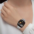 PASEK BRANSOLETA STALOWA DO XIAOMI REDMI WATCH 4/5/6 | MI BAND 8 PRO/9 PRO - GRAFITOWY