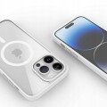  ETUI DO IPHONE 15 PRO MAX PRZEŹROCZYSTE MAGNETYCZNE DO MAGSAFE | BIAŁY