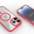 ETUI DO IPHONE 15 PRO MAX PRZEŹROCZYSTE MAGNETYCZNE DO MAGSAFE | CZERWONY