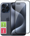 SZKŁO HARTOWANE DO IPHONE 15 PRO MAX NA CAŁY EKRAN 5D SZKIEŁKO PEŁNE