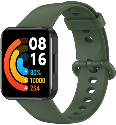 PASEK SILIKONOWY DO XIAOMI REDMI WATCH 2 LITE MOCNA OPASKA - KHAKI