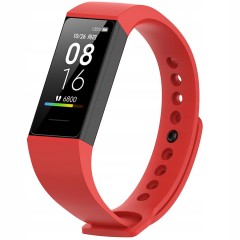 PASEK OPASKA SILIKONOWA DO XIAOMI MI BAND 4C - RED