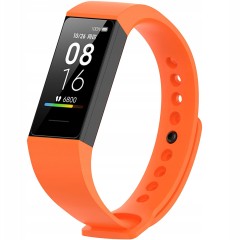 PASEK OPASKA SILIKONOWA DO XIAOMI MI BAND 4C - ORANGE