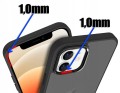 ETUI MATOWE Z RAMKĄ NA APARAT DO IPHONE 12/12 PRO