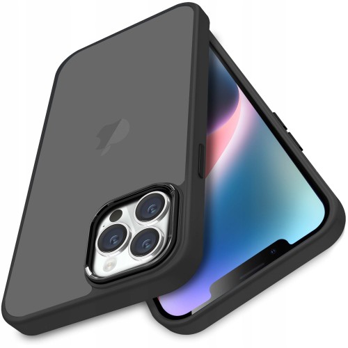 ETUI MATOWE Z RAMKĄ NA APARAT DO IPHONE 13 PRO MAX
