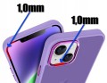 ETUI MATOWE Z RAMKĄ NA APARAT DO IPHONE 13