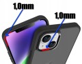 ETUI MATOWE Z RAMKĄ NA APARAT DO IPHONE 14