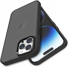 ETUI MATOWE Z RAMKĄ NA APARAT DO IPHONE 14 PRO MAX