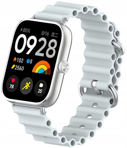 PASEK DO XIAOMI REDMI WATCH 4/5/6  OPASKA DO SMARTWATCHA - SZARY