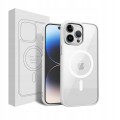 ETUI DO IPHONE 13 PRO MAX PRZEŹROCZYSTE MAGNETYCZNE DO MAGSAFE | BIAŁY