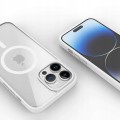 ETUI DO IPHONE 13 PRO MAX PRZEŹROCZYSTE MAGNETYCZNE DO MAGSAFE | BIAŁY