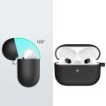 ETUI SILIKONOWE DO APPLE AIRPODS PRO 2 COVER CASE KARABIŃCZYK - CZARNE