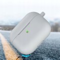 ETUI SILIKONOWE DO APPLE AIRPODS PRO 2 COVER CASE KARABIŃCZYK - SZARY