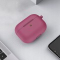 ETUI SILIKONOWE DO APPLE AIRPODS PRO 2 COVER CASE KARABIŃCZYK - BORDOWE