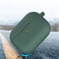 ETUI SILIKONOWE DO APPLE AIRPODS PRO 2 COVER CASE KARABIŃCZYK - OLIWKOWE