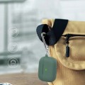 ETUI SILIKONOWE DO APPLE AIRPODS PRO 2 COVER CASE KARABIŃCZYK - OLIWKOWE