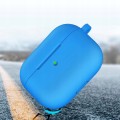 ETUI SILIKONOWE DO APPLE AIRPODS PRO 2 COVER CASE KARABIŃCZYK - NIEBIESKIE