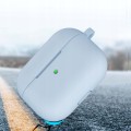 ETUI SILIKONOWE DO APPLE AIRPODS PRO 2 COVER CASE KARABIŃCZYK - JASNO NIEBIESKIE