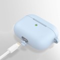 ETUI SILIKONOWE DO APPLE AIRPODS PRO 2 COVER CASE KARABIŃCZYK - JASNO NIEBIESKIE