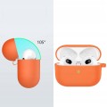 ETUI SILIKONOWE DO APPLE AIRPODS PRO 2 COVER CASE KARABIŃCZYK - POMARAŃCZOWE