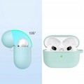 ETUI SILIKONOWE DO APPLE AIRPODS PRO 2 COVER CASE KARABIŃCZYK - JASNO ZIELONE