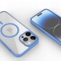 ETUI DO IPHONE 13 PRO PRZEŹROCZYSTE MAGNETYCZNE DO MAGSAFE | NIEBIESKI