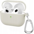 ETUI SILIKONOWE DO APPLE AIRPODS 3 COVER CASE KARABIŃCZYK - BEIGE