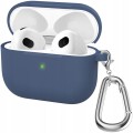 ETUI SILIKONOWE DO APPLE AIRPODS PRO 1 COVER CASE KARABIŃCZYK - DARK BLUE
