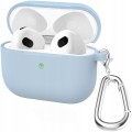 ETUI SILIKONOWE DO APPLE AIRPODS PRO 1 COVER CASE KARABIŃCZYK - LIGHT BLUE