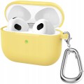 ETUI SILIKONOWE DO APPLE AIRPODS PRO 1 COVER CASE KARABIŃCZYK - YELLOW