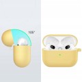 ETUI SILIKONOWE DO APPLE AIRPODS PRO 1 COVER CASE KARABIŃCZYK - YELLOW