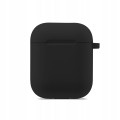 ETUI SILIKONOWE DO APPLE AIRPODS 1/2 COVER CASE KARABIŃCZYK - BLACK