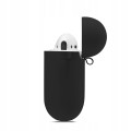 ETUI SILIKONOWE DO APPLE AIRPODS 1/2 COVER CASE KARABIŃCZYK - BLACK