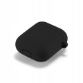 ETUI SILIKONOWE DO APPLE AIRPODS 1/2 COVER CASE KARABIŃCZYK - BLACK
