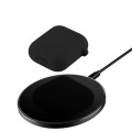 ETUI SILIKONOWE DO APPLE AIRPODS 1/2 COVER CASE KARABIŃCZYK - BLACK