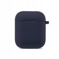 ETUI SILIKONOWE DO APPLE AIRPODS 1/2 COVER CASE KARABIŃCZYK - DARK BLUE