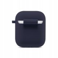 ETUI SILIKONOWE DO APPLE AIRPODS 1/2 COVER CASE KARABIŃCZYK - DARK BLUE