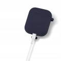 ETUI SILIKONOWE DO APPLE AIRPODS 1/2 COVER CASE KARABIŃCZYK - DARK BLUE
