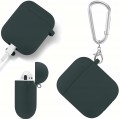 ETUI SILIKONOWE DO APPLE AIRPODS 1/2 COVER CASE KARABIŃCZYK - OLIVE GREEN