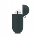 ETUI SILIKONOWE DO APPLE AIRPODS 1/2 COVER CASE KARABIŃCZYK - OLIVE GREEN