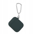 ETUI SILIKONOWE DO APPLE AIRPODS 1/2 COVER CASE KARABIŃCZYK - OLIVE GREEN