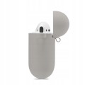 ETUI SILIKONOWE DO APPLE AIRPODS 1/2 COVER CASE KARABIŃCZYK - DARK GRAY