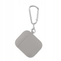 ETUI SILIKONOWE DO APPLE AIRPODS 1/2 COVER CASE KARABIŃCZYK - DARK GRAY