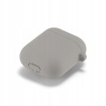 ETUI SILIKONOWE DO APPLE AIRPODS 1/2 COVER CASE KARABIŃCZYK - DARK GRAY