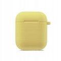 ETUI SILIKONOWE DO APPLE AIRPODS 1/2 COVER CASE KARABIŃCZYK - YELLOW