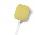 ETUI SILIKONOWE DO APPLE AIRPODS 1/2 COVER CASE KARABIŃCZYK - YELLOW