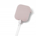ETUI SILIKONOWE DO APPLE AIRPODS 1/2 COVER CASE KARABIŃCZYK - PINK