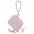 ETUI SILIKONOWE DO APPLE AIRPODS 1/2 COVER CASE KARABIŃCZYK - PINK