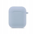 ETUI SILIKONOWE DO APPLE AIRPODS 1/2 COVER CASE KARABIŃCZYK - LIGHT PURPLE